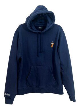 Malbon Tiger Golf Hoodie Blue Size Small Pre-Loved